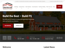 Tablet Screenshot of fsconstructionservices.com